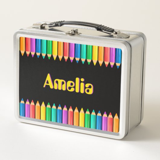 Schattigee felle regenboog kleuren potloden Kinder (Voorkant)