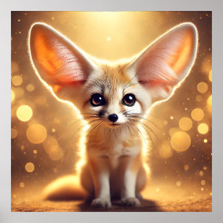 Schattigee Fennec Fox Fantasy Poster Schattige muu