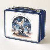 Schattigee Fennec Foxes Rocking Akoestische Gitare (Achterkant)