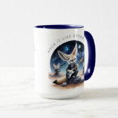 Schattigee Fennec Foxes Rocking Akoestische Gitare Mok (Voorkant rechts)