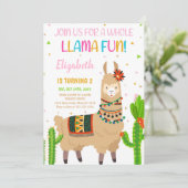 Schattigee Fiesta Party Kaart voor kinderen of peu (Staand voorkant)