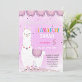 Schattigee Fiesta Party Kaart voor meisjes of Kind (Staand voorkant)