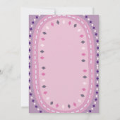 Schattigee Fiesta Party Kaart voor meisjes of Kind (Achterkant)