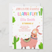 Schattigee Fiesta Party Kaart voor meisjes of peut (Voorkant)