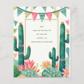 Schattigee Fiesta Taco TWINS Baby shower BESTE BUD (Achterkant)