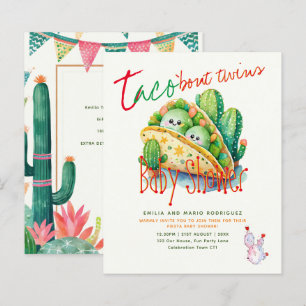 Schattigee Fiesta Taco TWINS Baby shower BESTE BUD