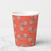 Schattigee Fiets Kinder Fiets Verjaardagsfeestje F Papieren Bekers (Links)