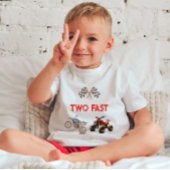 Schattigee Fietsen Gecombineerd thema Verjaardag T-shirt