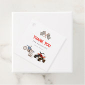 Schattigee fietsen Verjaardag Bedankjes Labels (In situ)