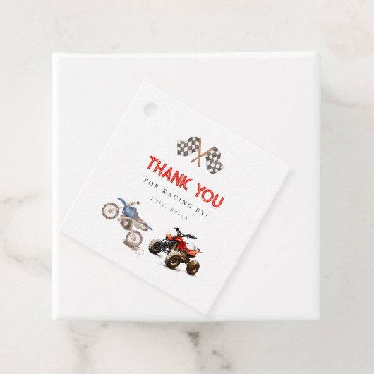 Schattigee fietsen Verjaardag Bedankjes Labels (In situ)