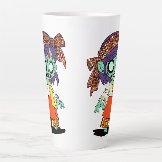 Schattigee Filippijnse Zombie Latte Mok (Voorkant)