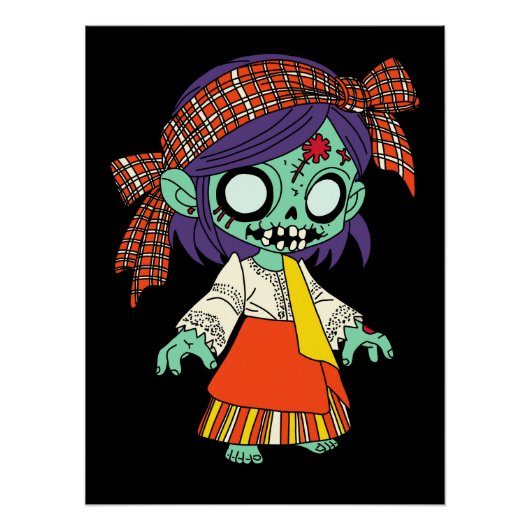 Schattigee Filippijnse Zombie Perfect Poster (Voorkant)