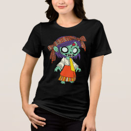 Schattigee Filippijnse Zombie Tri-Blend Shirt
