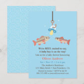 Schattigee Fish Bait Bass en Forel Gevist Baby sho Kaart (Voorkant / Achterkant)