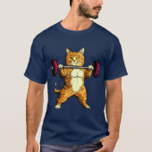 Schattigee Fitness Katten - Kat T-shirt (Voorkant)