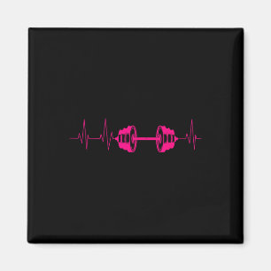 Schattigee Fitness Lover Gym Workout Heartbeat Des Magneet