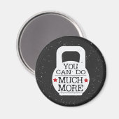 Schattigee Fitness Motivatie Workout Gym Kettlebel Magneet (Voorkant / Achterkant)