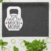 Schattigee Fitness Motivatie Workout Gym Kettlebel Theedoek (Gevouwen)