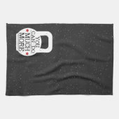 Schattigee Fitness Motivatie Workout Gym Kettlebel Theedoek (Horizontaal)