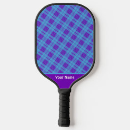 Schattigee Fitness Paarse Geruite Pickleball Paddl Paddle
