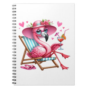 Schattigee Flamingo clipart Notitieboek