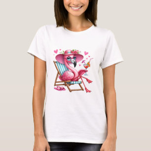 Schattigee Flamingo clipart T-shirt