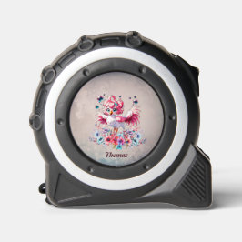 Schattigee flamingo in cartoon stijl, rolmaat