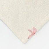 Schattigee flamingo-kudde fleece deken (Hoek)