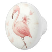 Schattigee flamingo-kudde keramische knop (Rechts)