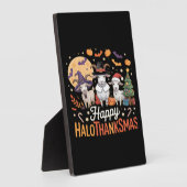 Schattigee Flamingo Thanksgiving Ik ben geen Turki Fotoplaat (Zijkant)