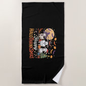 Schattigee Flamingo Thanksgiving Ik ben geen Turki Strandlaken (Voorkant)