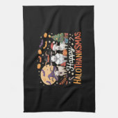 Schattigee Flamingo Thanksgiving Ik ben geen Turki Theedoek (Verticaal)