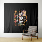 Schattigee Flamingo Thanksgiving Ik ben geen Turki Wandkleed (In Situ (horizontaal))