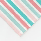 Schattigee Flamingo's in Love Pattern Fleece Deken (Hoek)