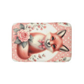 Schattigee Floral Baby Fox Badmat (Voorkant)