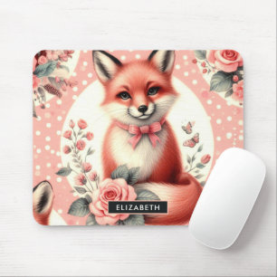 Schattigee Floral Baby Fox Muismat