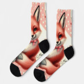 Schattigee Floral Baby Fox Sokken (Links)