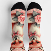 Schattigee Floral Baby Fox Sokken (Top)