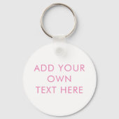 Schattigee Floral Cat Initialen Monogram Sleutelhanger (Achterkant)