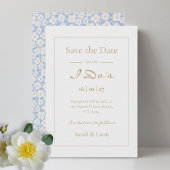 Schattigee Floral Daisy Pattern Wedding Save The D Date