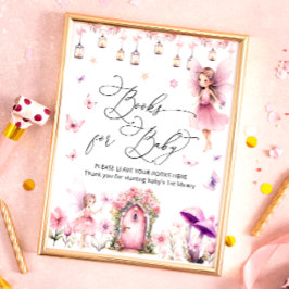 Schattigee Floral Fairy Garden Boeken voor Baby Po Poster