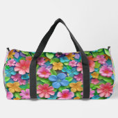 Schattigee Floral Fantasy & Rainbow Whimsy Dual-De Plunjezak (Achterkant)