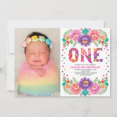 Schattigee Floral Fiesta Nacho Gemiddelde 1e verja Kaart (Voorkant)