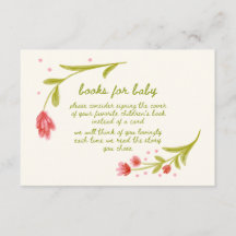 Schattigee Floral Handgeschreven Boeken voor Baby