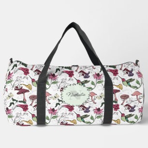 Schattigee Floral Hummingbird Natuur Sport Fitness Plunjezak