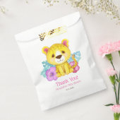 Schattigee Floral Leopard Baby shower dank u Bedankzakje (Gezegeld)