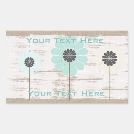 Schattigee Floral Sticker (Voorkant)