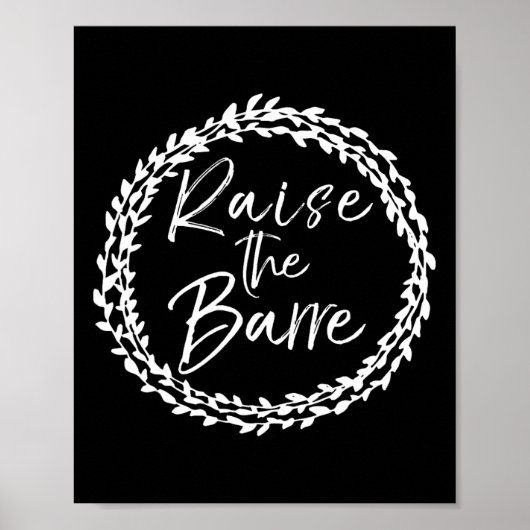 Schattigee Flower Circle Design Dancing Pun Gift R Poster (Voorkant)