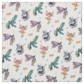 Schattigee Flower Fairy Fantasy Art Pattern Stof (Swatch)
