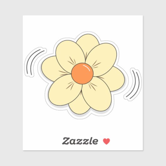 Schattigee Flower Vinyl Sticker (Vel)